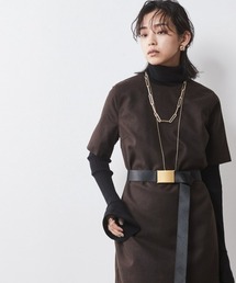 CHIC STYLE（シックスタイル）の「5分袖ミニワンピース ＜大きいサイズ有＞シックスタイル　（ワンピース）」