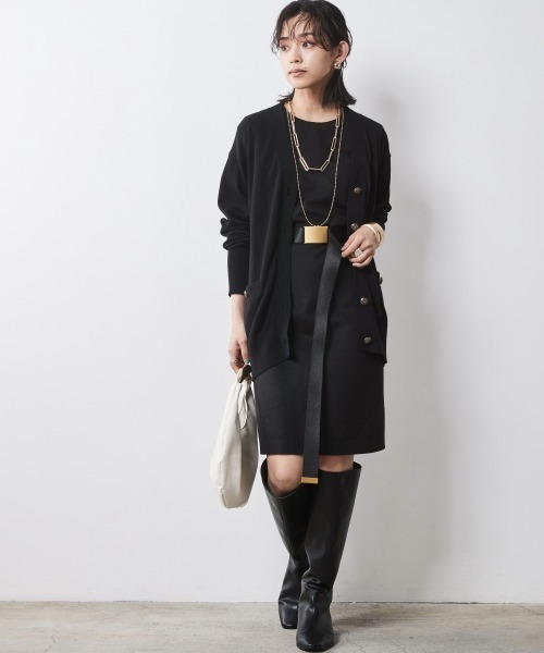 5分袖ミニワンピース ＜大きいサイズ有＞シックスタイル （ワンピース）｜CHIC STYLE（シックスタイル）