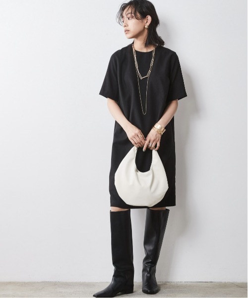 5分袖ミニワンピース ＜大きいサイズ有＞シックスタイル （ワンピース）｜CHIC STYLE（シックスタイル）