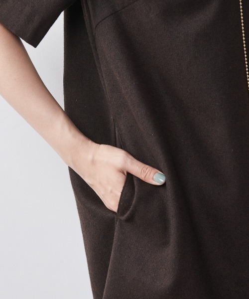 5分袖ミニワンピース ＜大きいサイズ有＞シックスタイル （ワンピース）｜CHIC STYLE（シックスタイル）