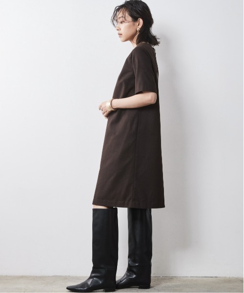 5分袖ミニワンピース ＜大きいサイズ有＞シックスタイル （ワンピース）｜CHIC STYLE（シックスタイル）