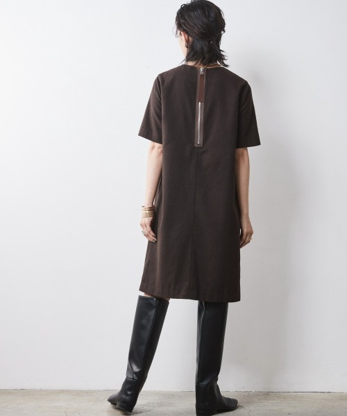 5分袖ミニワンピース ＜大きいサイズ有＞シックスタイル （ワンピース）｜CHIC STYLE（シックスタイル）
