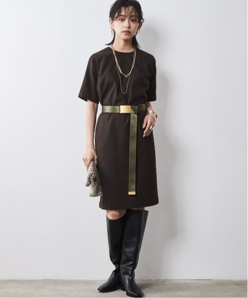 5分袖ミニワンピース ＜大きいサイズ有＞シックスタイル （ワンピース）｜CHIC STYLE（シックスタイル）