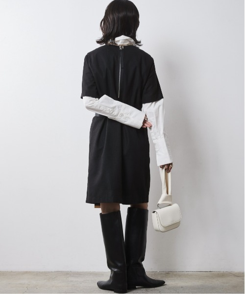 5分袖ミニワンピース ＜大きいサイズ有＞シックスタイル （ワンピース）｜CHIC STYLE（シックスタイル）