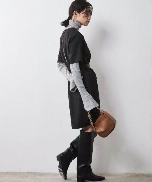 5分袖ミニワンピース ＜大きいサイズ有＞シックスタイル （ワンピース）｜CHIC STYLE（シックスタイル）