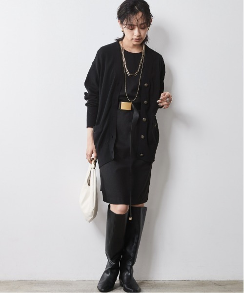 5分袖ミニワンピース ＜大きいサイズ有＞シックスタイル （ワンピース）｜CHIC STYLE（シックスタイル）