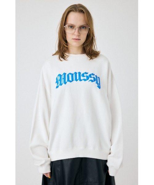 ステッカー付moussy XG COLLECT プルオーバー L/BLK ライトブラック ZOZO限定カラー】【新色追加】OLD ENGLISH