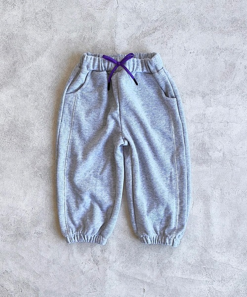 Life Support Products(ライフサポートプロダクツ)の「バルーンスウェットパンツ(スウェットパンツ・キッズ・イエロー/チャコール/パープル/グリーン/杢グレー・80/90/95/100/110/120/130)」の2枚目の写真