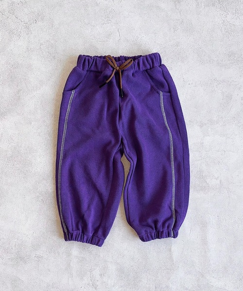 Life Support Products(ライフサポートプロダクツ)の「バルーンスウェットパンツ(スウェットパンツ・キッズ・イエロー/チャコール/パープル/グリーン/杢グレー・80/90/95/100/110/120/130)」の5枚目の写真