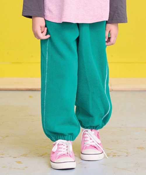 Life Support Products(ライフサポートプロダクツ)の「バルーンスウェットパンツ(スウェットパンツ・キッズ・イエロー/チャコール/パープル/グリーン/杢グレー・80/90/95/100/110/120/130)」の4枚目の写真