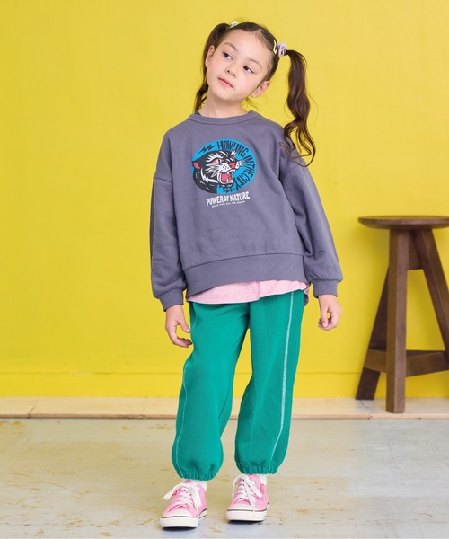 Life Support Products(ライフサポートプロダクツ)の「バルーンスウェットパンツ(スウェットパンツ・キッズ・イエロー/チャコール/パープル/グリーン/杢グレー・80/90/95/100/110/120/130)」の6枚目の写真