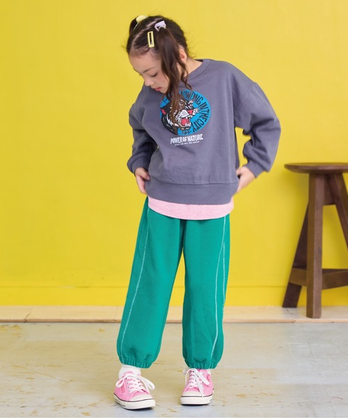 Life Support Products(ライフサポートプロダクツ)の「バルーンスウェットパンツ(スウェットパンツ・キッズ・イエロー/チャコール/パープル/グリーン/杢グレー・80/90/95/100/110/120/130)」の9枚目の写真