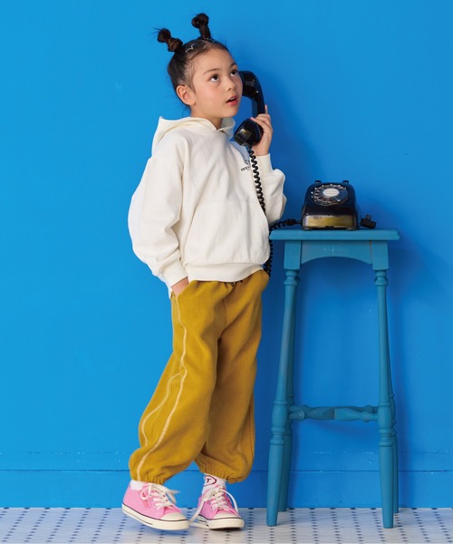 Life Support Products(ライフサポートプロダクツ)の「バルーンスウェットパンツ(スウェットパンツ・キッズ・イエロー/チャコール/パープル/グリーン/杢グレー・80/90/95/100/110/120/130)」の14枚目の写真