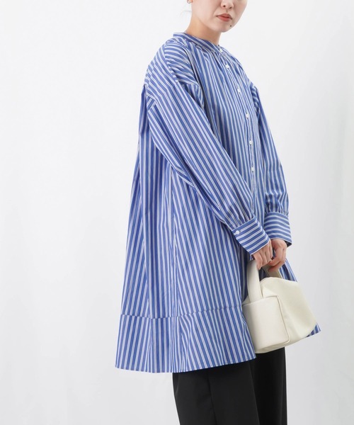 美品 Leilian ストライプ チュニック シャツ ストレッチ 大きい 13+ 美品 Leilian ストライプ チュニック シャツ ストレッチ 13+ 大きい