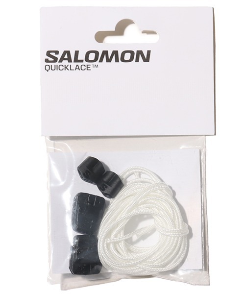 SALOMON(サロモン)の「SALOMON QUICKLACE KIT / サロモン クイックレースキット(シューズアクセサリー・メンズ・ベージュ・ONE SIZE)」の2枚目の写真