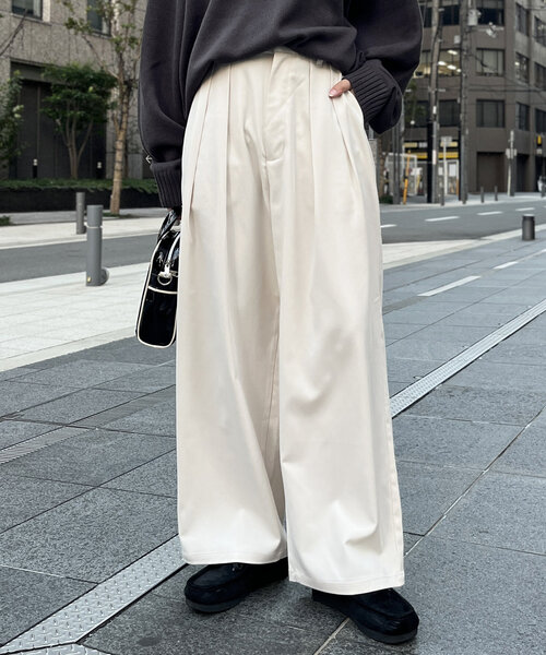 ボリュームタックスラックス（その他パンツ）｜CPCM（シーピーシーエム） 6,600円