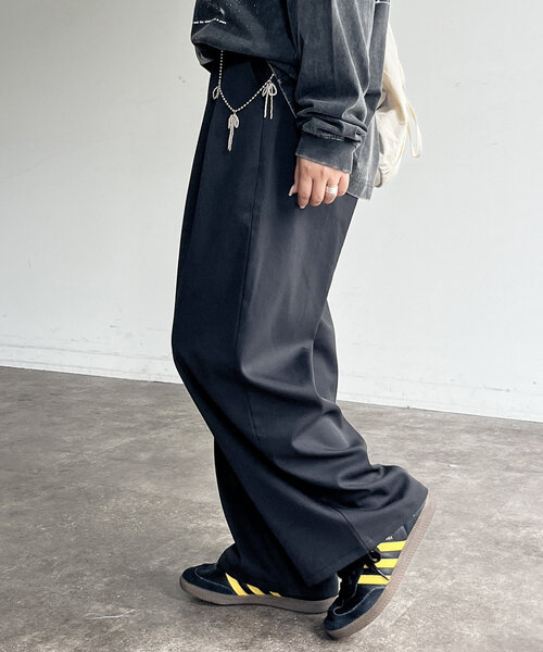 CPCM（シーピーシーエム）の「ボリュームタックスラックス（その他パンツ・レディース・ブラック/ブラウン/ベージュ/グレー/アイボリー・MEDIUM/SMALL）」の21枚目の写真