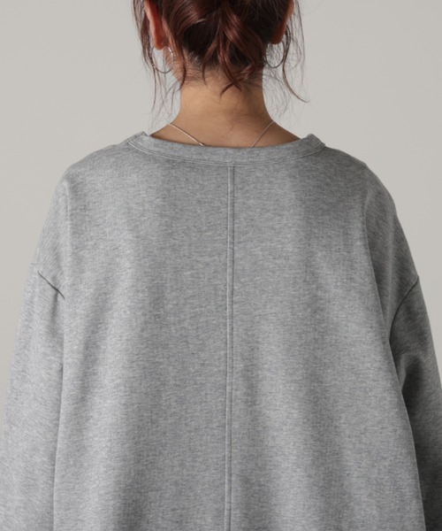 HUG.U(ハグユー)の「ドロスト付きロンT(Tシャツ/カットソー・レディース・ホワイト/レッド/グリーン/ブラック/カーキ/グレー・FREE)」の9枚目の写真