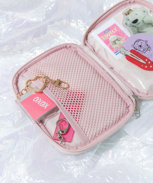 SMELLY（スメリー）の「my Choeae multi pouch（ポーチ・レディース・シルバー/ブルー/ピンク・-）」の5枚目の写真