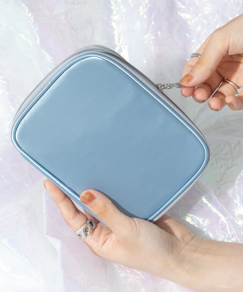 SMELLY（スメリー）の「my Choeae multi pouch（ポーチ・レディース・シルバー/ブルー/ピンク・-）」の13枚目の写真