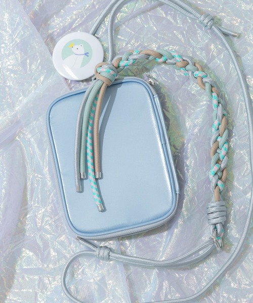 SMELLY（スメリー）の「my Choeae multi pouch（ポーチ・レディース・シルバー/ブルー/ピンク・-）」の15枚目の写真
