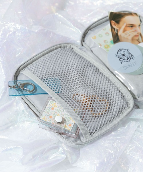 SMELLY（スメリー）の「my Choeae multi pouch（ポーチ・レディース・シルバー/ブルー/ピンク・-）」の18枚目の写真