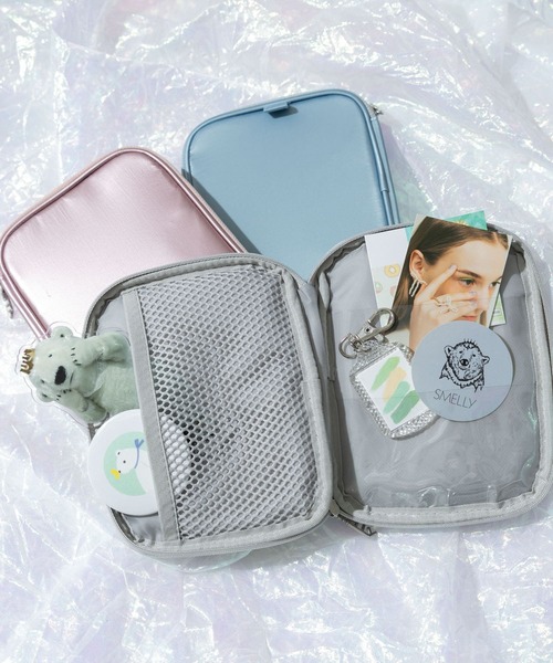 SMELLY（スメリー）の「my Choeae multi pouch（ポーチ・レディース・シルバー/ブルー/ピンク・-）」の22枚目の写真