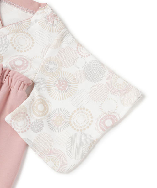 Rosemadame(ローズマダム)の「ベビー リボン付き袴ロンパース(女の子)(着物・キッズ・ピンク/ベージュ/グリーン・80cm/70cm)」の17枚目の写真