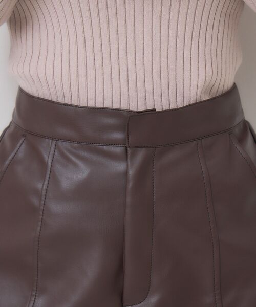 ems excite（エムズエキサイト）の「【リバイバル】フェイクレザーSPT（その他パンツ・レディース・ブラック/ブラウン/ダークブラウン・FREE）」の14枚目の写真
