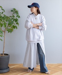 SUWDEE（スーディー）の「stripe shirt long op（シャツワンピース）」