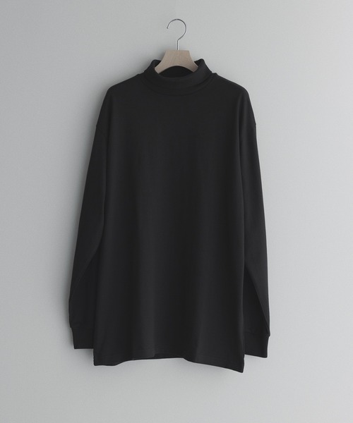 remer（リメール）の「royal cotton turtleneck Tee / ロイヤルコットンタートルネックT（Tシャツ/カットソー・メンズ・アッシュグレー/ダークグリーン/ダークブラウン/マスタード/ブラック/ホワイト・X-SMALL/SMALL/MEDIUM/LARGE）」の12枚目の写真