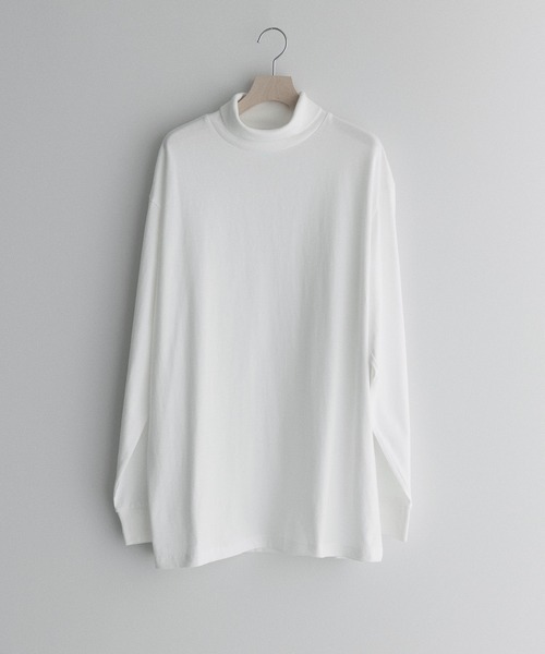 remer（リメール）の「royal cotton turtleneck Tee / ロイヤルコットンタートルネックT（Tシャツ/カットソー・メンズ・アッシュグレー/ダークグリーン/ダークブラウン/マスタード/ブラック/ホワイト・X-SMALL/SMALL/MEDIUM/LARGE）」の13枚目の写真