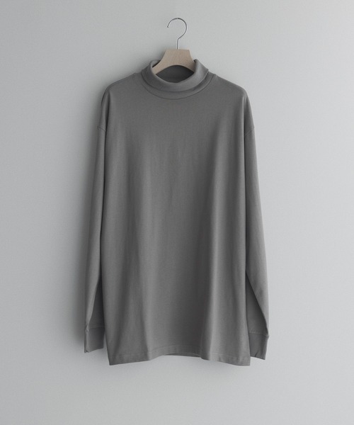 remer（リメール）の「royal cotton turtleneck Tee / ロイヤルコットンタートルネックT（Tシャツ/カットソー・メンズ・アッシュグレー/ダークグリーン/ダークブラウン/マスタード/ブラック/ホワイト・X-SMALL/SMALL/MEDIUM/LARGE）」の10枚目の写真