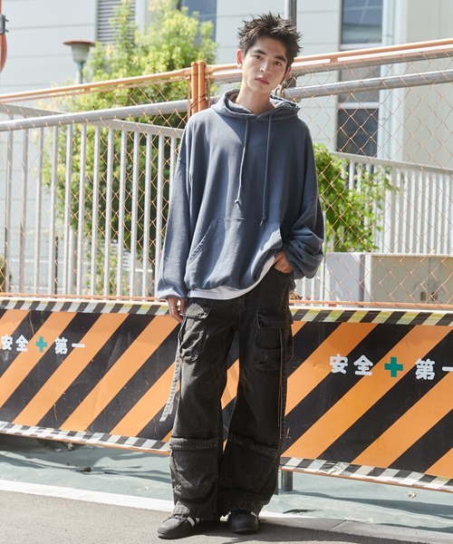 WEGO（ウィゴー）の「WEGO/マルチポケットデニムパンツ（デニムパンツ・メンズ・ブラック系2/コバルトブルー・LARGE/MEDIUM）」の7枚目の写真