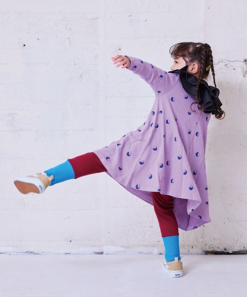 MARKEY'S（マーキーズ）の「キャンディーペーパーナガソデワンピース（ワンピース・キッズ・ラベンダー/ブラック/オフホワイト/イエロー/パープル/レッド・140/130/100/95/90/80/120/110）」の15枚目の写真