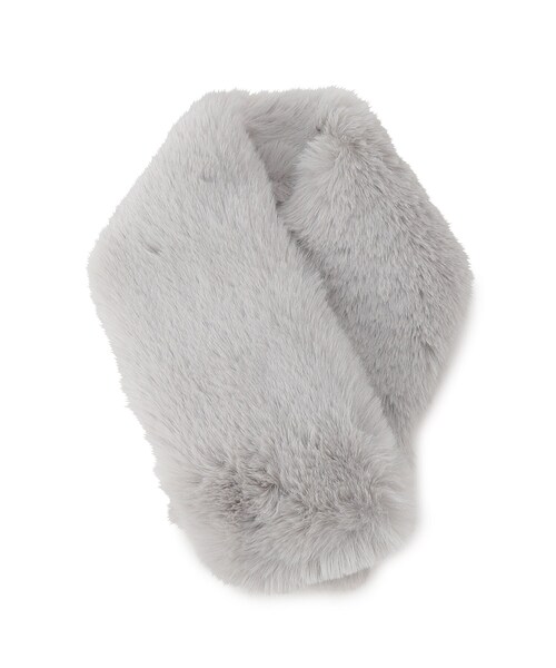 OPAQUE.CLIP（オペークドットクリップ）の「◆【マグネット仕様】フェイクファーミニティペット（ストール/ショール・レディース・ブラック/ライトベージュ/オフホワイト/グレー/ダークブラウン・00）」の3枚目の写真