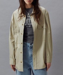 LADY VOLUME（レディーボリューム）の「Lady Volume／レザーシャツジャケット（ブルゾン）」