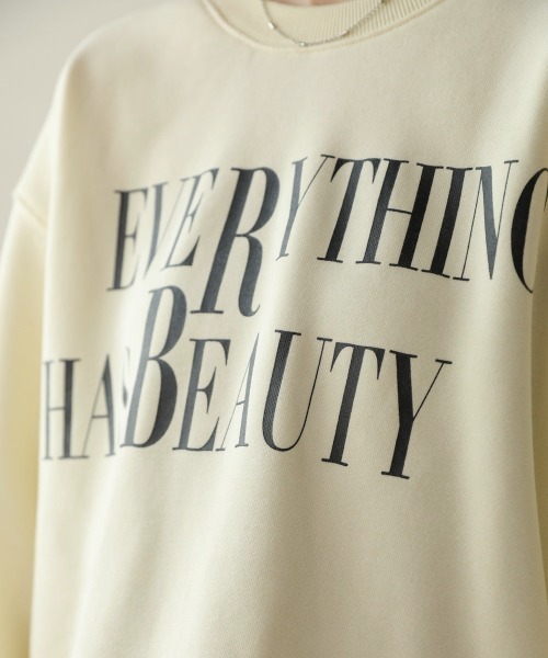 Bou Jeloud（ブージュルード）の「ロゴプリントスウェット（スウェット・レディース・杢グレー/ブラック/アイボリー・FREE）」の14枚目の写真