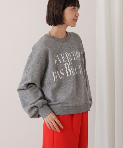 Bou Jeloud（ブージュルード）の「ロゴプリントスウェット（スウェット・レディース・杢グレー/ブラック/アイボリー・FREE）」の19枚目の写真