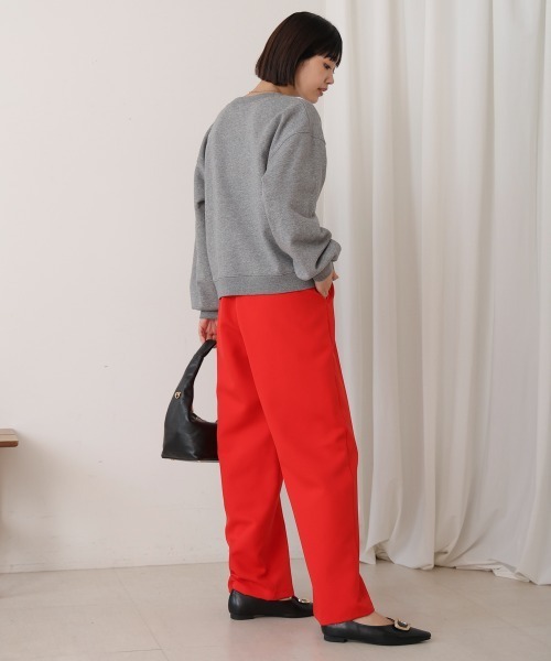 Bou Jeloud（ブージュルード）の「ロゴプリントスウェット（スウェット・レディース・杢グレー/ブラック/アイボリー・FREE）」の20枚目の写真