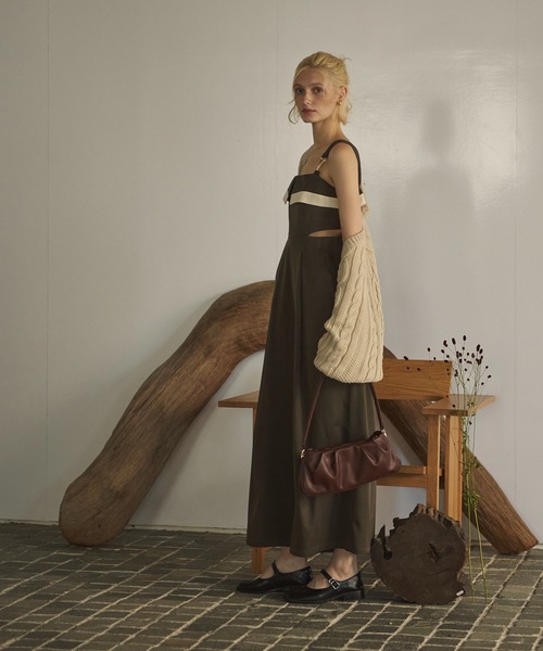 loin nuit(ロワンニュイ)の「cable knit ensemble / ケーブルニットアンサンブル(アンサンブル・レディース・スモークピンク/グレイッシュベージュ/グレー・FREE)」の18枚目の写真