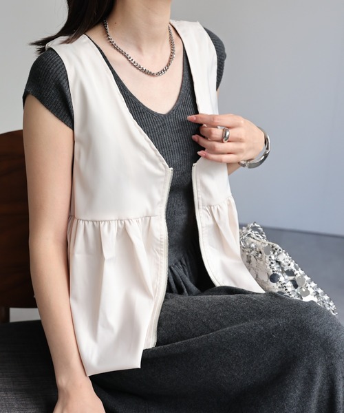 model：162cm 着用サイズ：F
