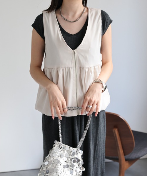 model：162cm 着用サイズ：F