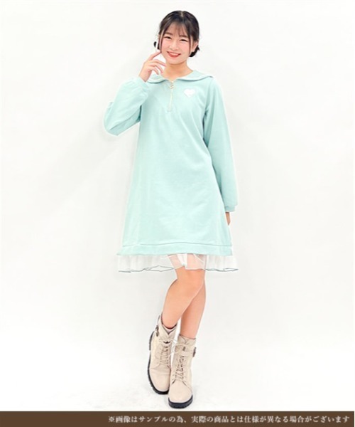 axes femme（アクシーズファム）の「ジップセーラーパーカー