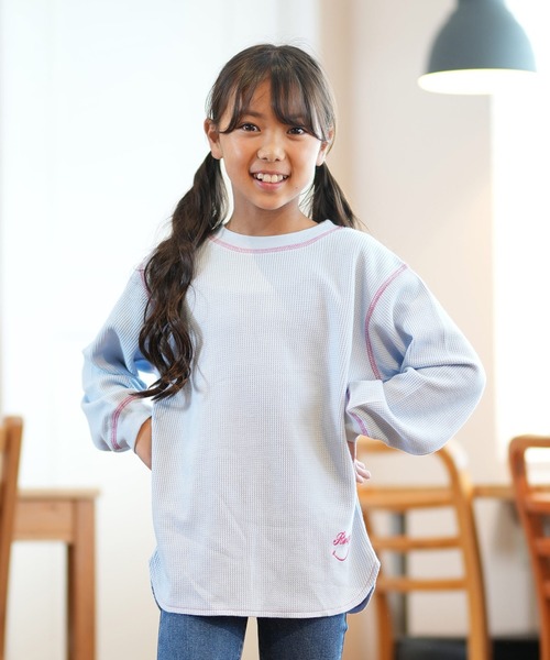 セール】RUSTY/ラスティー キッズ 長袖Tシャツ ロンT サーマル MUJI