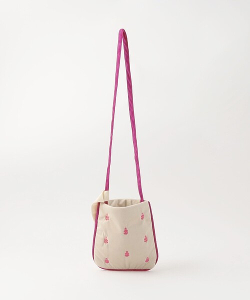 beej(ビージ)の「【別注】<beej>embroidery ショルダー バッグ / キッズ(ショルダーバッグ・キッズ・オフホワイト/ターコイズブルー/マスタード・FREE)」の6枚目の写真