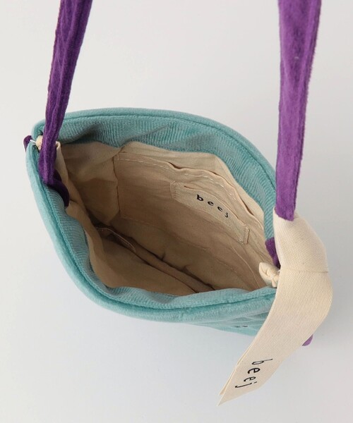 beej(ビージ)の「【別注】<beej>embroidery ショルダー バッグ / キッズ(ショルダーバッグ・キッズ・オフホワイト/ターコイズブルー/マスタード・FREE)」の20枚目の写真