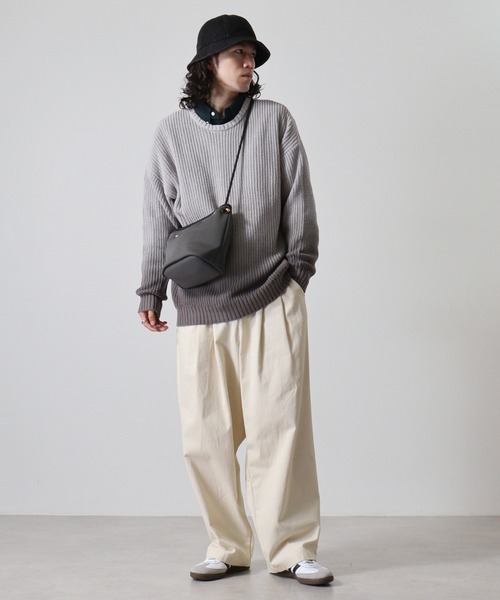 FUNALIVE(ファンアライブ)の「パンチング巾着ショルダーバッグ(ショルダーバッグ・レディース・グレー/ワイン/カーキ・FREE)」の15枚目の写真