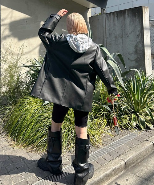 Alley Tokyo(アリートーキョー)の「宇宙アノラックパーカー(パーカー・レディース・シルバー・FREE)」の7枚目の写真