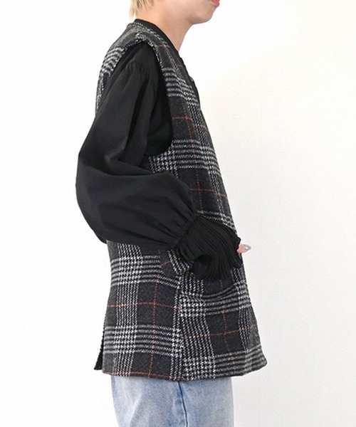 raterate　美品formo フォルモ　チェックベスト　ジレ セール】ツイードチェックジレ（ベスト）｜STYLEBLOCK（スタイル